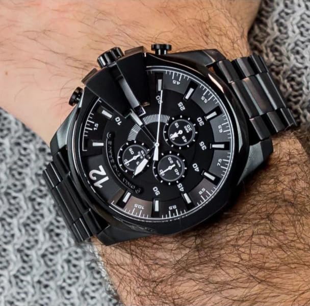 BRONXTON DEZEL Men's Black Analogue Watch