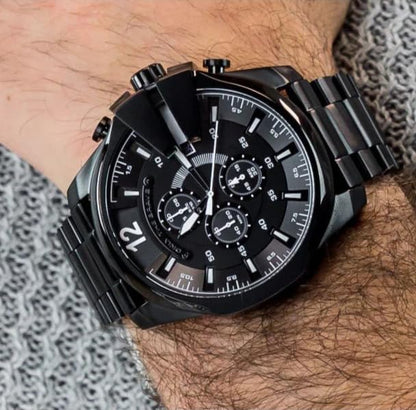 BRONXTON DEZEL Men's Black Analogue Watch