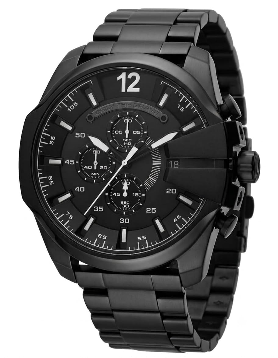 BRONXTON DEZEL Men's Black Analogue Watch