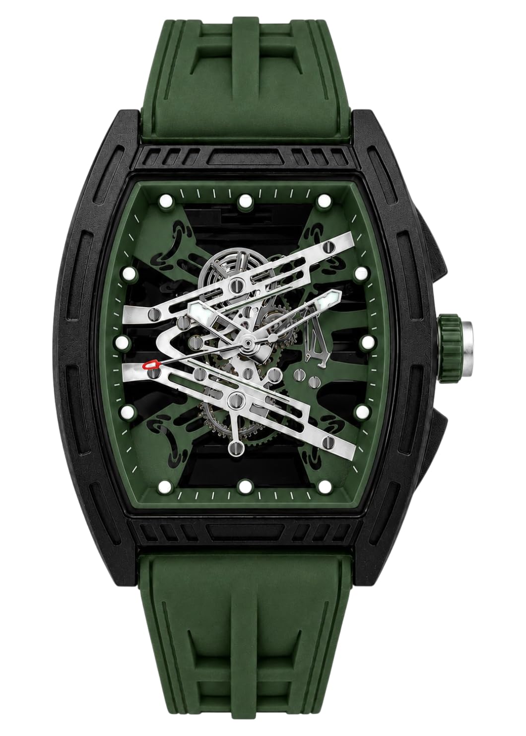 Men's Skeleton Dial Sport Watch