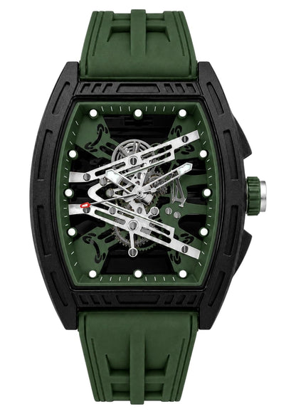 Men's Skeleton Dial Sport Watch